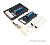 SILVERLINE Kit de décorateur - Ruban - Pinceau - Bac de peinture