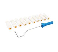 Silverline - Kit peinture : mini-monture pour rouleau avec 10 manchons 100 mm (555252)