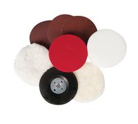 Silverline Set De Ponçage Et Polissage 8 Pièces 125mm Avec Plateau
