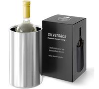 SilverRack Refroidisseur à vin en acier inoxydable - Refroidisseur à champagne - Refroidisseur de bouteilles pour vin, champagne et boissons - Wine Cooler - Refroidisseur de bouteilles de vin pour