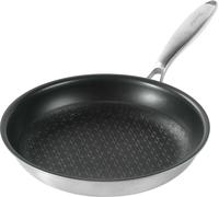 SILVERSTAR® poêle en acier inoxydable poêle à frire 24 cm | sans couvercle