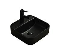 Silvia lavabo pour comptoir 39x39 cm noir mat (21863985)
