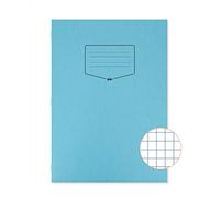 Silvine Cahier d'Exercice Rigide, 80 pages, A4, Carrés de 7 mm, Bleu, Lot de 50