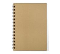 Silvine Carnet de croquis à spirale double - Papier kraft 100 g/m² (40 feuilles) (A3)