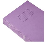 Silvine Ex108 Lot de 10 cahiers d'exercice avec lignes et marges 80 pages A4