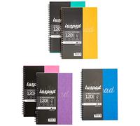 Silvine Lot de 10 cahiers FSC à double fil perforé 120 pages 75 g/m² A5