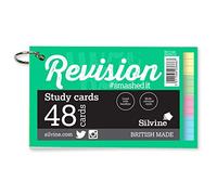 Silvine Luxpad Cartes de révision et de présentation à anneaux Couleurs assorties 48 cartes lignées par bloc 12,7 x 7,6 cm