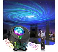 Silvotek Projecteur ciel étoilé - Projecteur ciel étoilé Galaxy avec télécommande, minuterie et haut-parleur Bluetooth - Projecteur Aurora - Projecteur de lumière étoilée pour décoration de chambre à