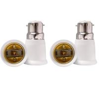 SIM GOLD LEAF adaptateur convertisseur douille B22 to E27 norme CE RoHS (transforme baionette en vis gros culot Lot de 2)