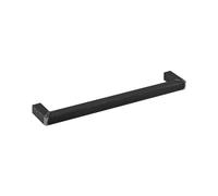 simausrom Poignée Aruba LA 480 mm - Poignée de meuble rustique largeur 490 mm - Poignée en acier industriel, acier noir laqué de protection noir