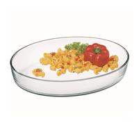 SIMAX Plat à Four Ovale en Verre, Contenance 2,2L, Dimension 30 x 21 x 6,2 cm - Verre Borosilicate très haute résistance - 7127