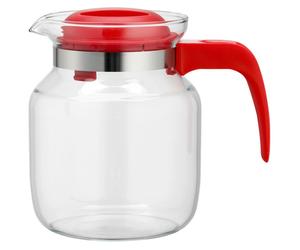 Simax Verseuse en verre Théière en verre borosilicaté résistant à la chaleur Matura 1250ml