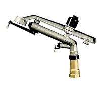 SIME Suinga Canon D'IRRIGATION Circulaire 20-36 mètres Hydrax 1 1/2". Angle d'irrigation 360º. Pression de Travail de 2 à 6 Bars. Connexion Femelle 1 1/2". Asperseur agricole fabriqué en métal, Gris