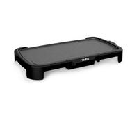 SIMÉO Plancha XL PLA127-2000W - Surface de Cuisson 50x26,5 cm - Revêtement Antiadhésif Effet Pierre - Thermostat 5 Niveaux 120°C à 230°C - Compacte et Élégante - Noir