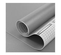 Simili Cuir Autocollant Kit De Réparation De Cuir Gris Pour Meubles, Ruban Adhésif En Cuir Découpable, Autocollant En Vinyle Pour Canapés, Sièges Auto(500X90cm)