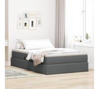 Similicuir lavable Tête de lit réglable Modèle basique 120x190cm Brun | Sommier à lattes lit matelas cappuccino 120x190cm similicuir avec tête de lit réglable banc multifonctionnel