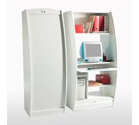 SIMMOB Armoire Informatique Galbée Largeur 60 cm 5 Niches - Blanc