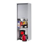SIMMOB Meuble de Cuisine Alu 1 Rideau 4 Niches L 40 H 123.6 P 35 cm