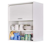 SIMMOB Meuble de Cuisine Haut Blanc 2 Etagères L 60 cm H 72 cm P 35 cm