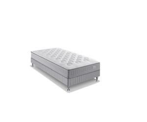SIMMONS Ensemble Matelas 90x190 + Sommier - Ressort ensachés - Mémoire de forme - 24 cm - SW2