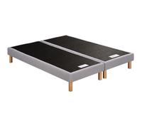 SIMMONS - Sommier à lattes R-SW - 160x200 cm - Avec 4 pieds bois - Fabriqué en France, Garantie 5 ans