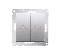 Kontakt DZP1A.01/43, Bouton + interrupteur, Argent