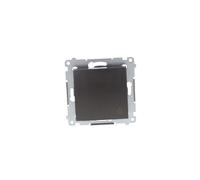 Kontakt-Simon DS1.01/48 Interrupteur électrique Pushbutton Switch Anthracite - Accessoire Couteau électrique (Pushbutton Switch, Anthracite, en Plastique, IP20, IP44, 250 V, 10 A)