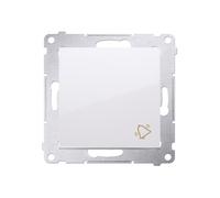 Kontakt-Simon DD1A.01/11 commutateur électrique Bouton-poussoir Blanc