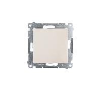 Simon 54 crème simple bouton DP1A.01/41