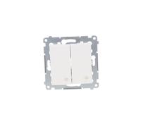 54 MODULE BLANC CONNECTEUR CROISÉ 2X PREMIUM 54 DW7/2.01/11