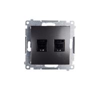 54 MODULE ANTHRACITE PRISE ORDINATEUR 2X PREMIUM 54 D62.01/48