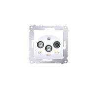 54 MODULE BLANC TV-2XSAT PRISE 1DB PREMIUM 54 DASK2.01/11