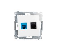 Kontakt-Simon D5T.01/11 prise de courant Blanc