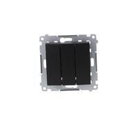 Simon 54 Triple Bouton (Module) Connecteur rapide 10AX 250V, Tapis DP31.01/49