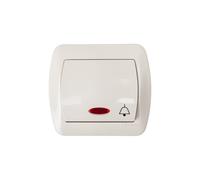 Simon Akord Bouton/sonnette beige AD1L/12