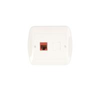 Simon Akord Prise d'ordinateur simple RJ45 kat.5e blanc AF51/11