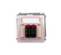 Simon Basic BMGL3.01/12 Double Prise Haut-parleur