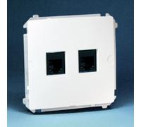 Kontakt-Simon BM62.01/11 Prise de courant en plastique IP20 Blanc 75 mm 34 mm 75 mm