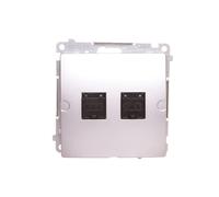 Kontakt-Simon BM62.01/43 Prise de courant en plastique IP20 Argenté 75 mm 34 mm 75 mm