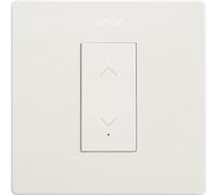 SIMON - Kit interrupteur à volets iO conjonctif à encastrer blanc, série Simon 270, 700 VA, interrupteur mural plat et fin, facile à installer, avec cadre, couvercle et mécanisme, blanc