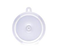 SIMON - Lumière LED avec capteur de mouvement, sans fil et rechargeable USB, lumière neutre 4000 K, éclairage pour armoires, couloirs et cuisine, économie d'énergie, design circulaire, couleur blanche