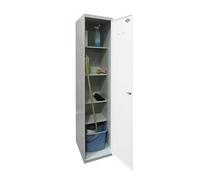 Casier-armoire Simonlocker Prof.dism.cleaning 180x40x40 1/4 Gr/bc Gris/blanc 1800x400x400 - Simonrack