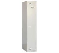 Casier-armoire Simonlocker Prof.dism.single 1/1 400 Ini Gris Gris Taquilla 1800x400x500 - Simonrack