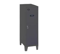 Simon Rack Casier Vestiaire Metallique Petit, 1015x300x500 mm, Armoire Metallique Petit, Comprend la Clé, Anthracite - Simonlocker