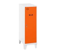Simon Rack Casier Vestiaire Metallique Petit, 1015x300x500 mm, Armoire Metallique Petit, Comprend la lanc/Orange - Simonlocker