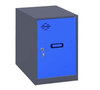 Simon Rack Casier Vestiaire Metallique Petit, 475x300x500 mm, Armoire Metallique Petit, Comprend la nthracite/Bleu - Simonlocker