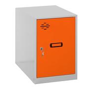 Simon Rack Casier Vestiaire Metallique Petit, 475x300x500 mm, Armoire Metallique Petit, Comprend la ris/Orange - Simonlocker