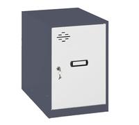 Simon Rack Casier Vestiaire Metallique Petit, 475x400x500 mm, Armoire Metallique Petit, Comprend la nthracite/Blanc - Simonlocker