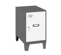 Simon Rack Casier Vestiaire Metallique Petit, 575x400x500 mm, Armoire Metallique Petit, Comprend la nthracite/Blanc - Simonlocker