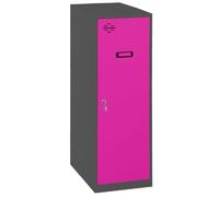 Simon Rack Casier Vestiaire Metallique Petit, 915x400x500 mm, Armoire Metallique Petit, Comprend la nthracite/Rosé - Simonlocker